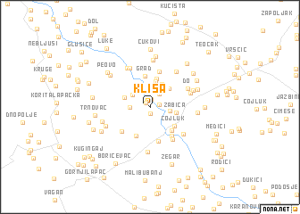 map of Klisa