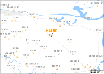 map of Klisa