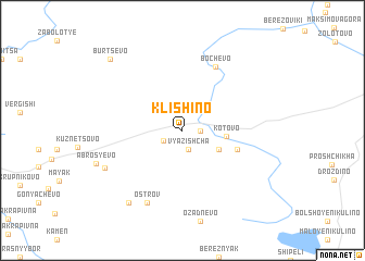 map of Klishino