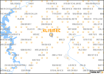 map of Klisinec