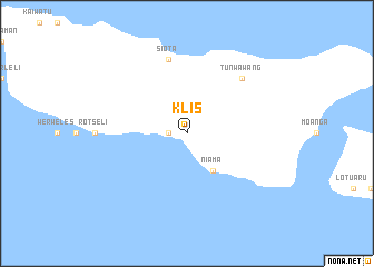 map of Klis