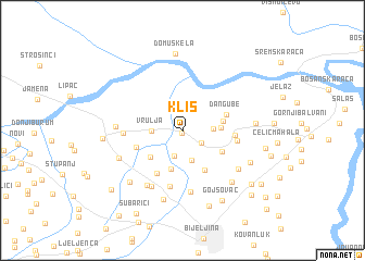 map of Klis