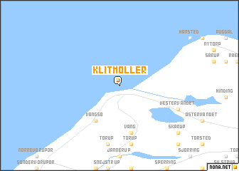 map of Klitmøller