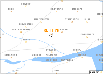 map of Klitnya