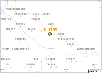 map of Klítos