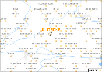 map of Klitsche