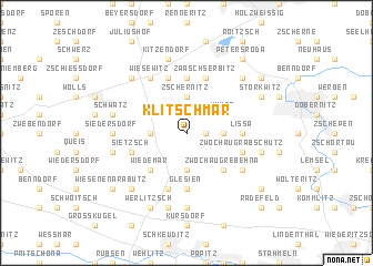map of Klitschmar