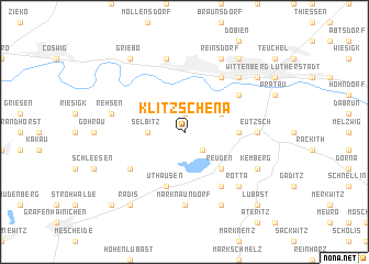 map of Klitzschena