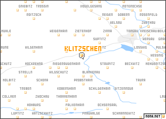 map of Klitzschen