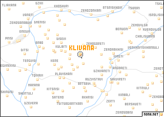 map of Klivana