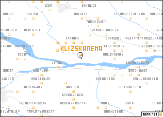 map of Klížska Nemá