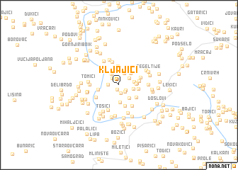 map of Kljajići