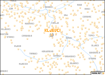 map of Kljevci