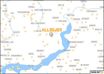 map of Kllogjen