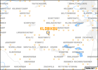 map of Klobikau