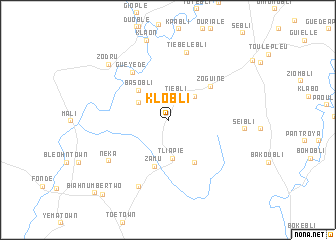 map of Klobli