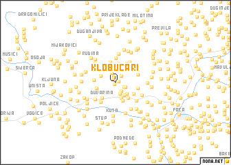 map of Klobučari