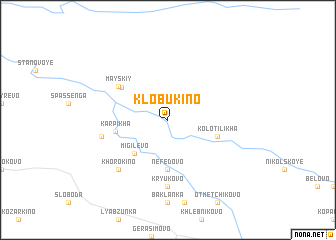 map of Klobukino