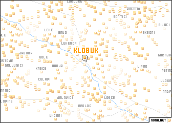 map of Klobuk