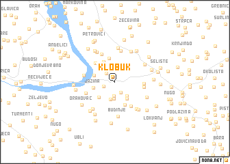 map of Klobuk