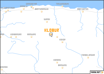 map of Klobur