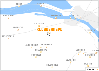 map of Klobushnevo