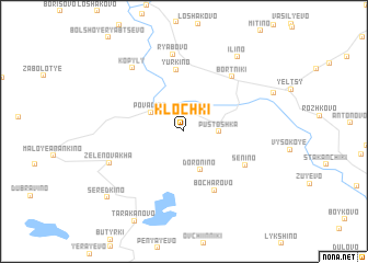 map of Klochki