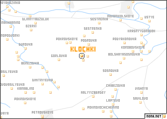 map of Klochki