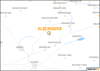 map of Klochkovka