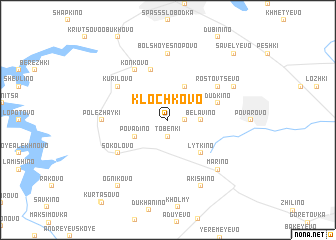 map of Klochkovo