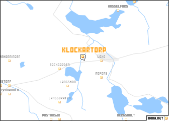 map of Klockartorp