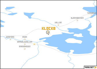 map of Klocka