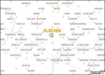 map of Klockow