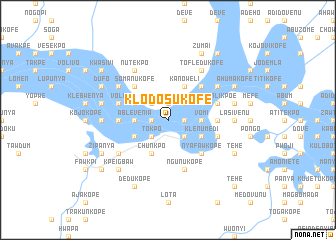 map of Klodosukofe