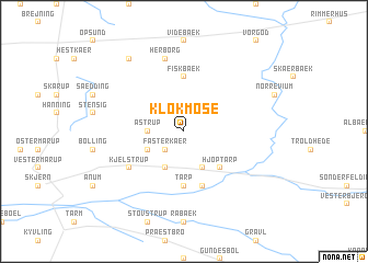 map of Klokmose