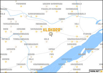 map of Klokoro