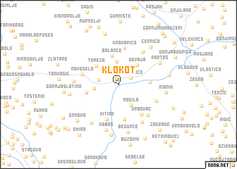 map of Klokot