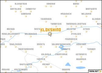 map of Klokshino