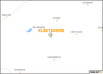 map of Kloktukhino