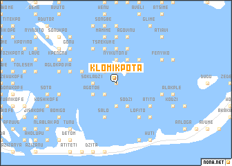 map of Klomikpota