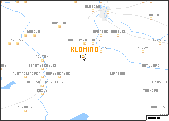 map of Klomino