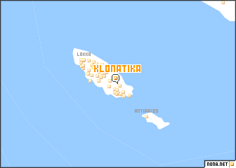 map of (( Klonátika ))