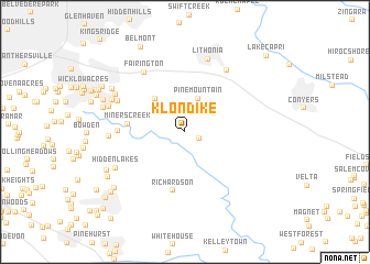 map of Klondike