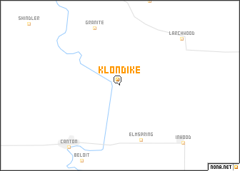 map of Klondike