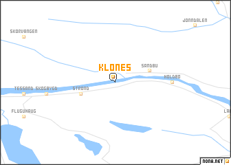 map of Klones
