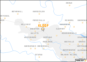 map of Kloof