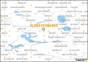 map of Kloosterburen