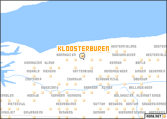 map of Kloosterburen