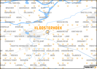 map of Kloosterhoek