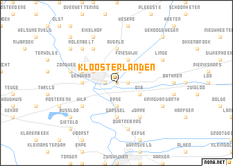 map of Kloosterlanden